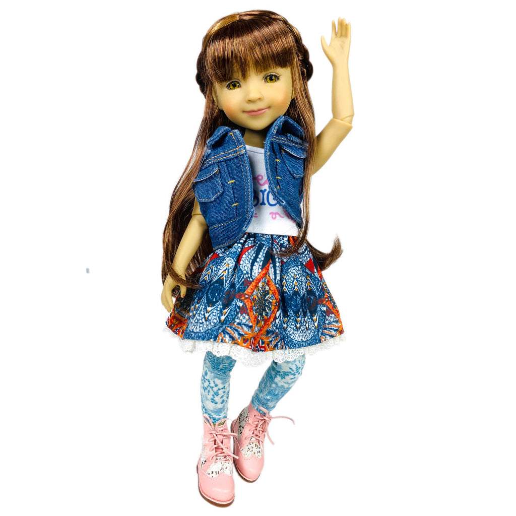  bella ruby red fashion friend doll dancing style