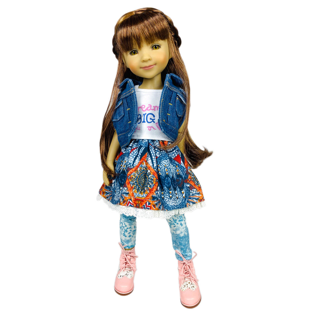  bella ruby red fashion friend doll front