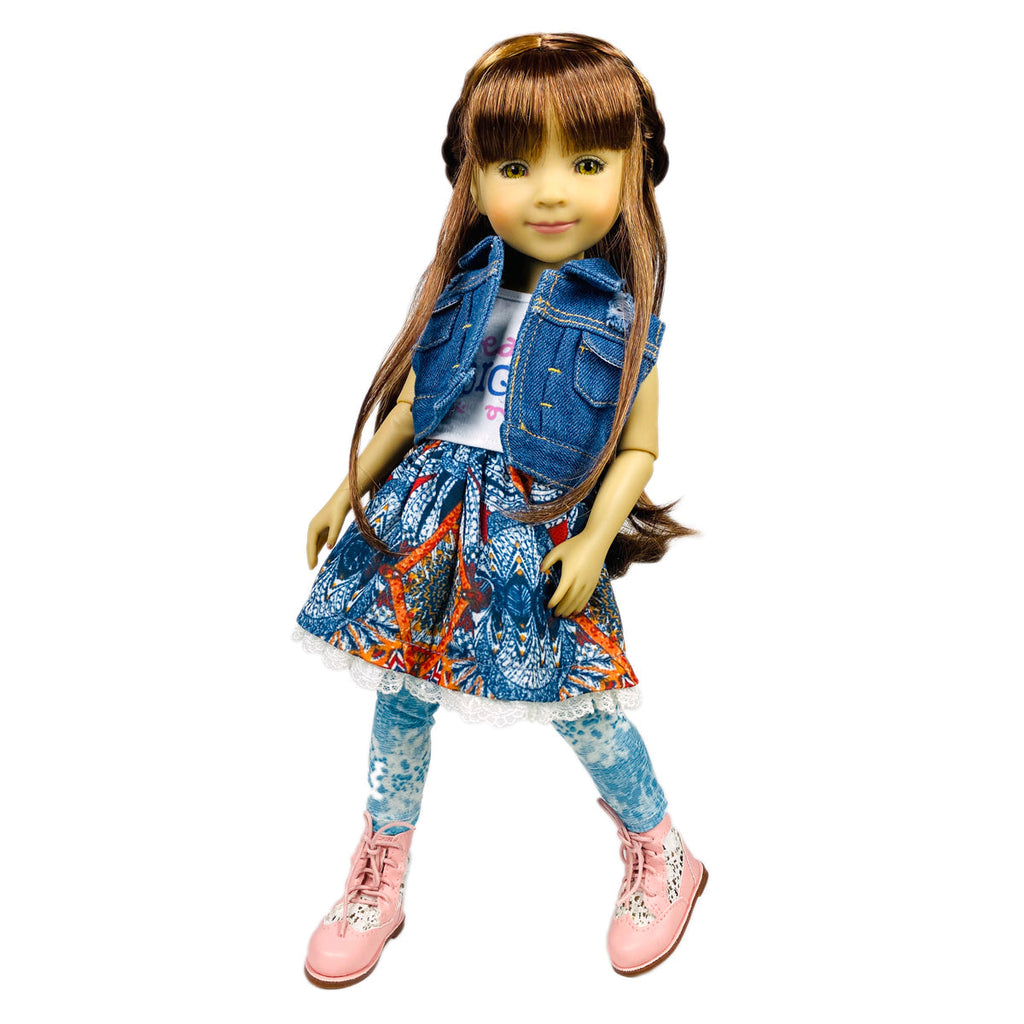  bella ruby red fashion friend doll hands down