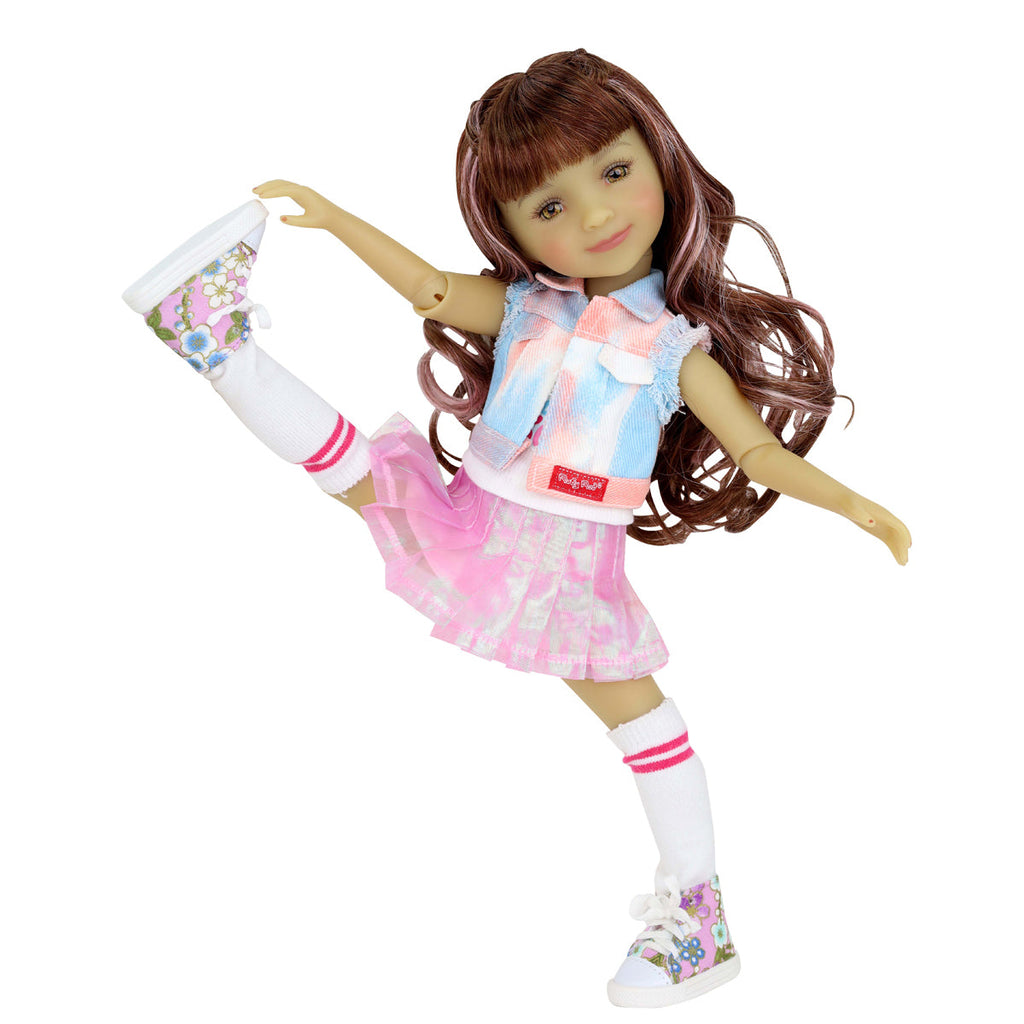  bella ruby red fashion friends doll splash of style bend leg 