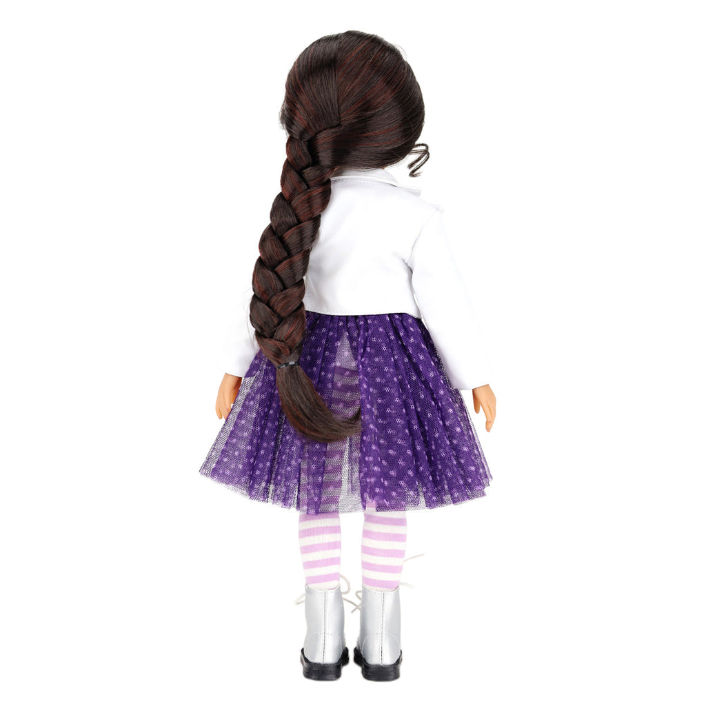  freida ruby red fashion friends doll back 