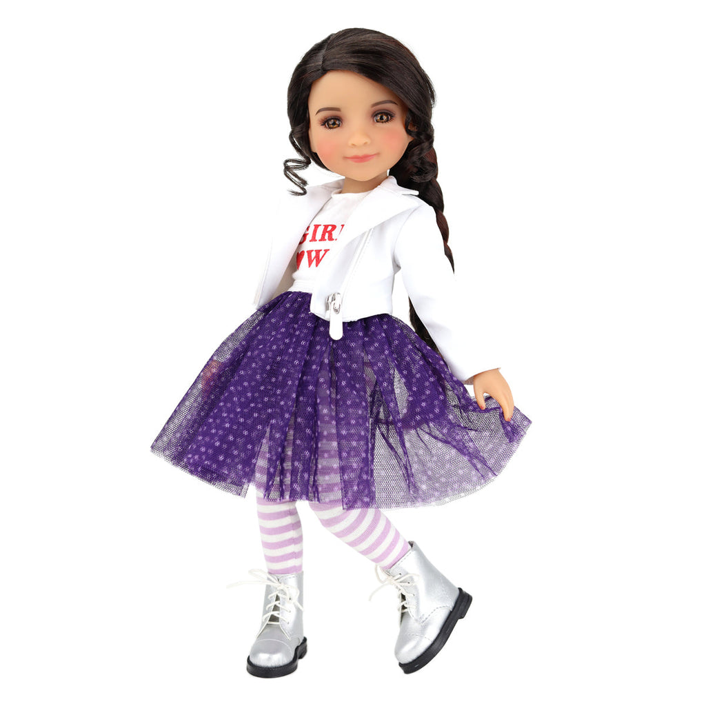  freida ruby red fashion friends doll front