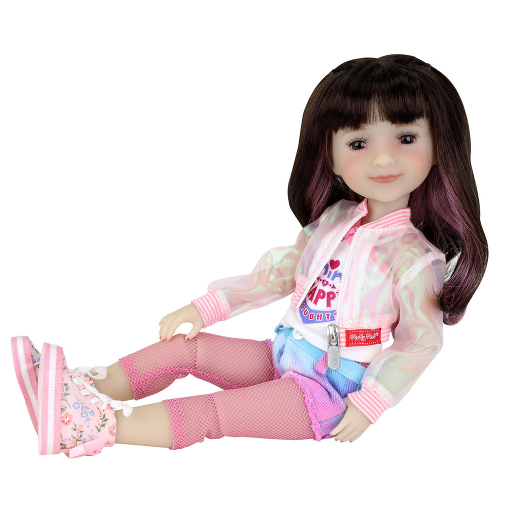  hanna ruby red fashion friends doll splash of style sitting style 