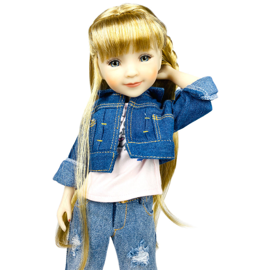  sara ruby red fashion friend doll hand at top