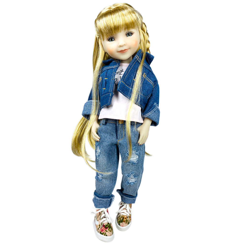  sara ruby red fashion friend doll in walking style