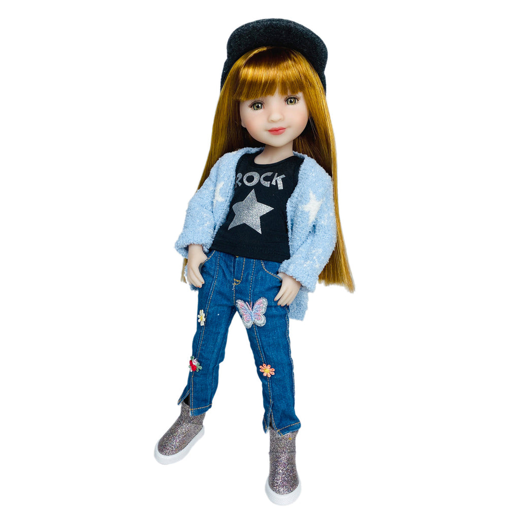  stella ruby red fashion friends doll hands in pockets 