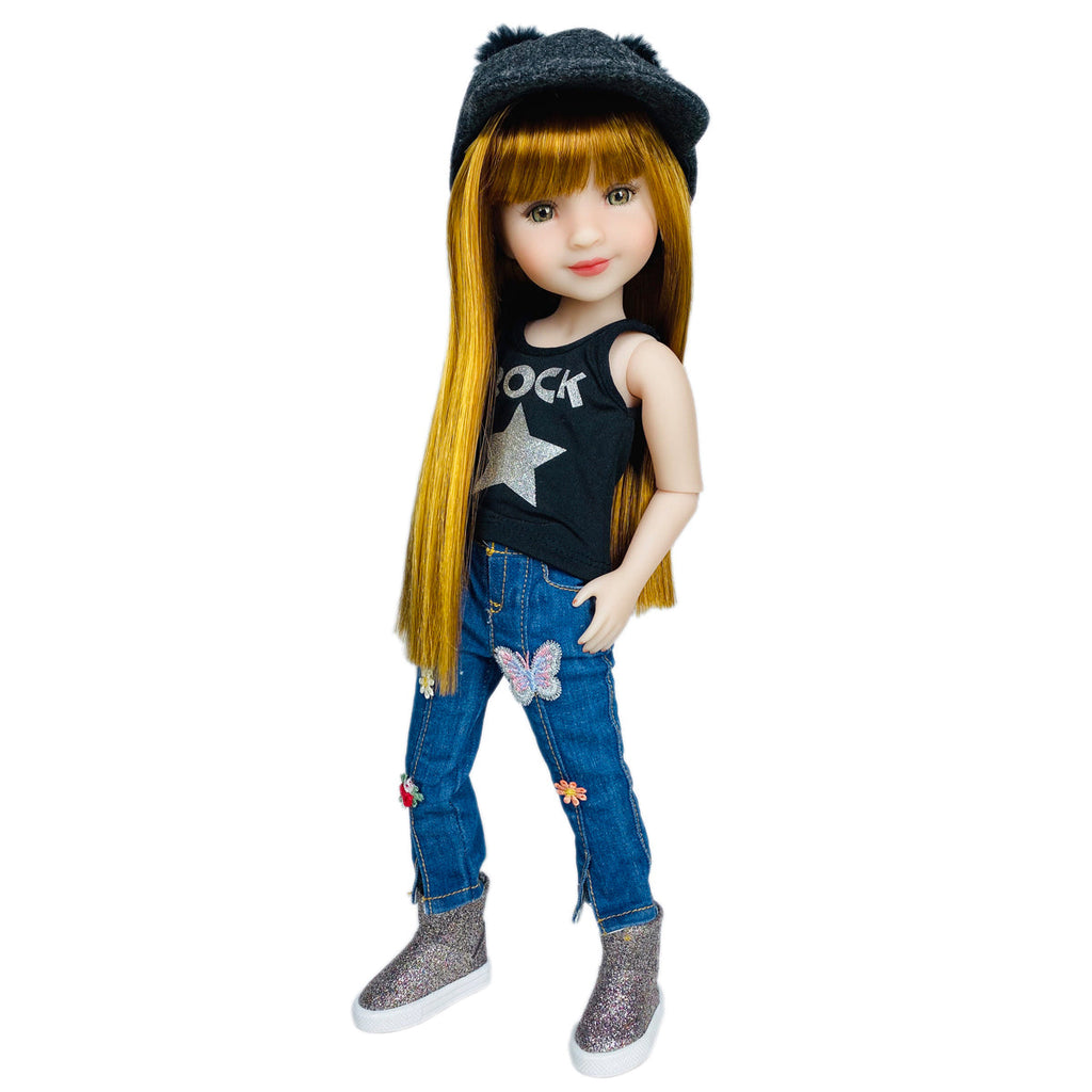  stella ruby red fashion friends doll without jacket 